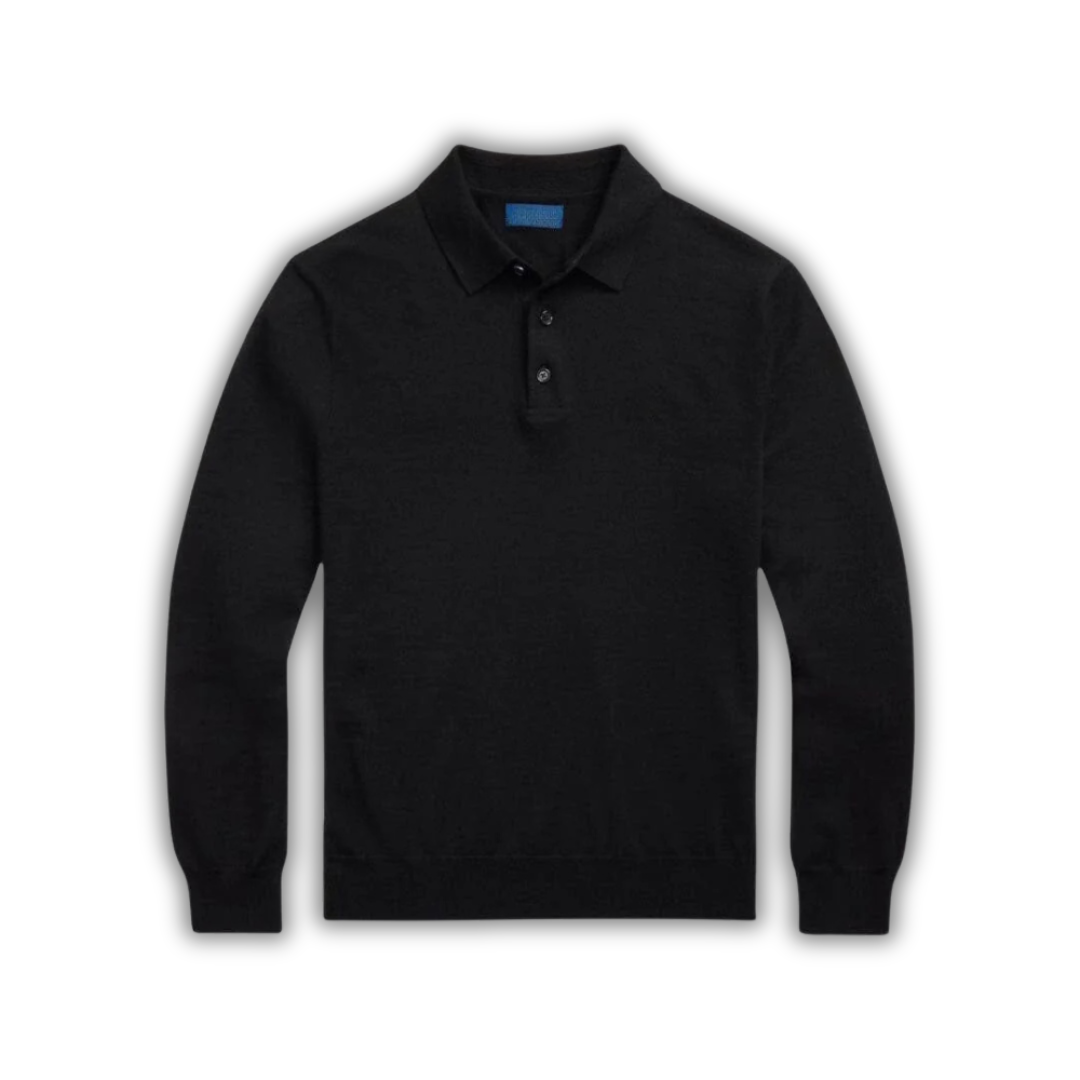 Wool Polo-Collar Jumper