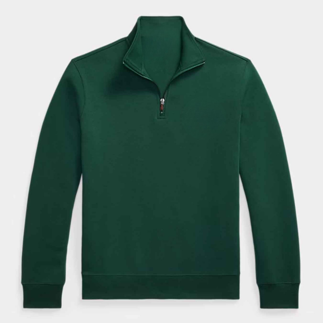 Half-Zip Pullover - Green