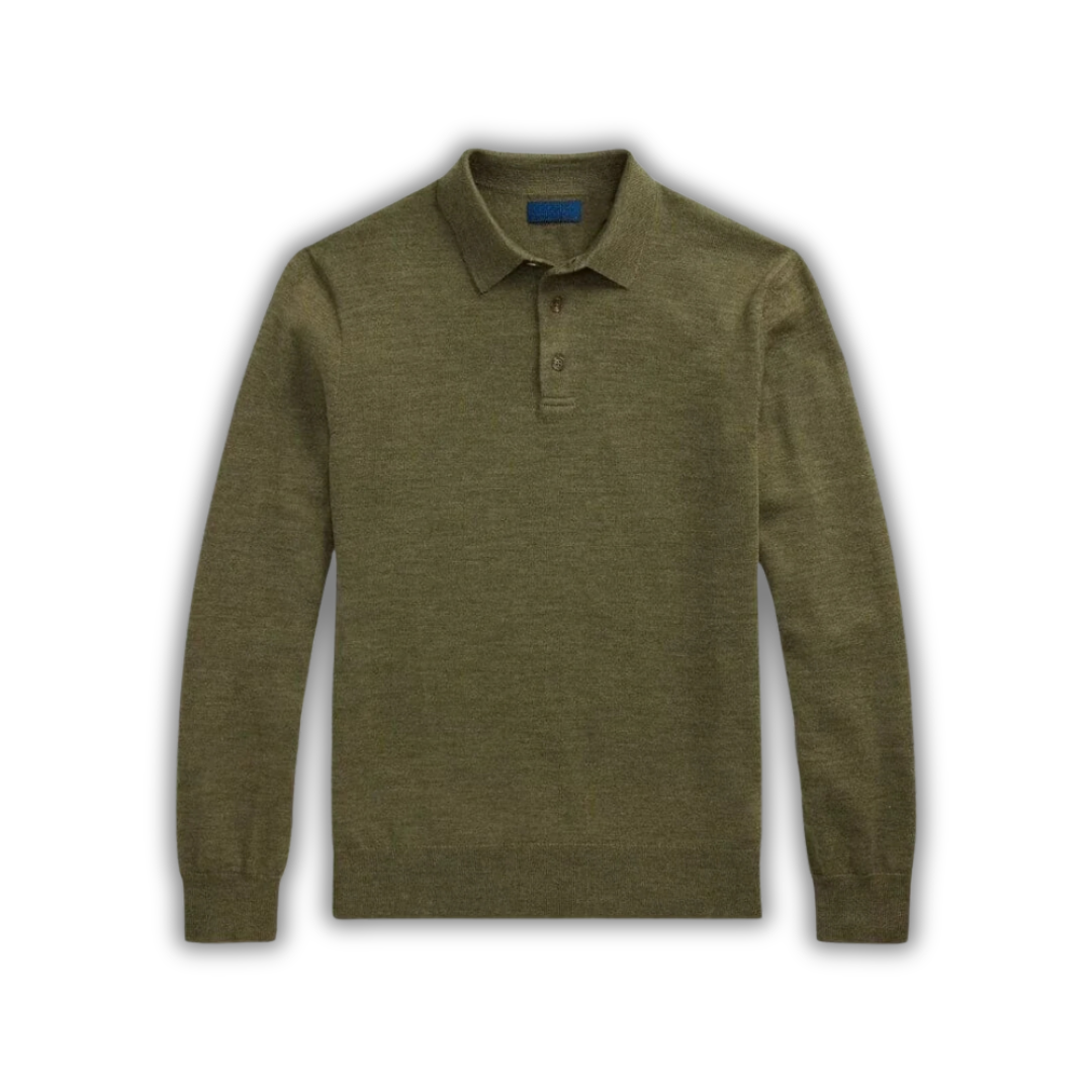 Wool Polo-Collar Jumper