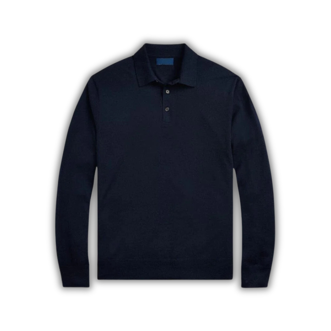Wool Polo-Collar Jumper