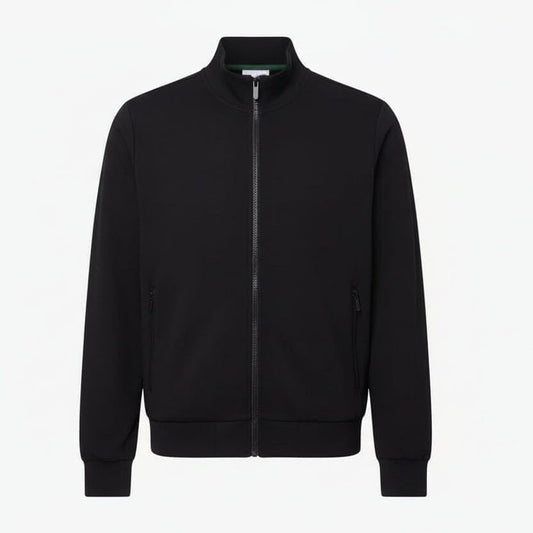Zip-up High Neck Fleece Sweatshirt