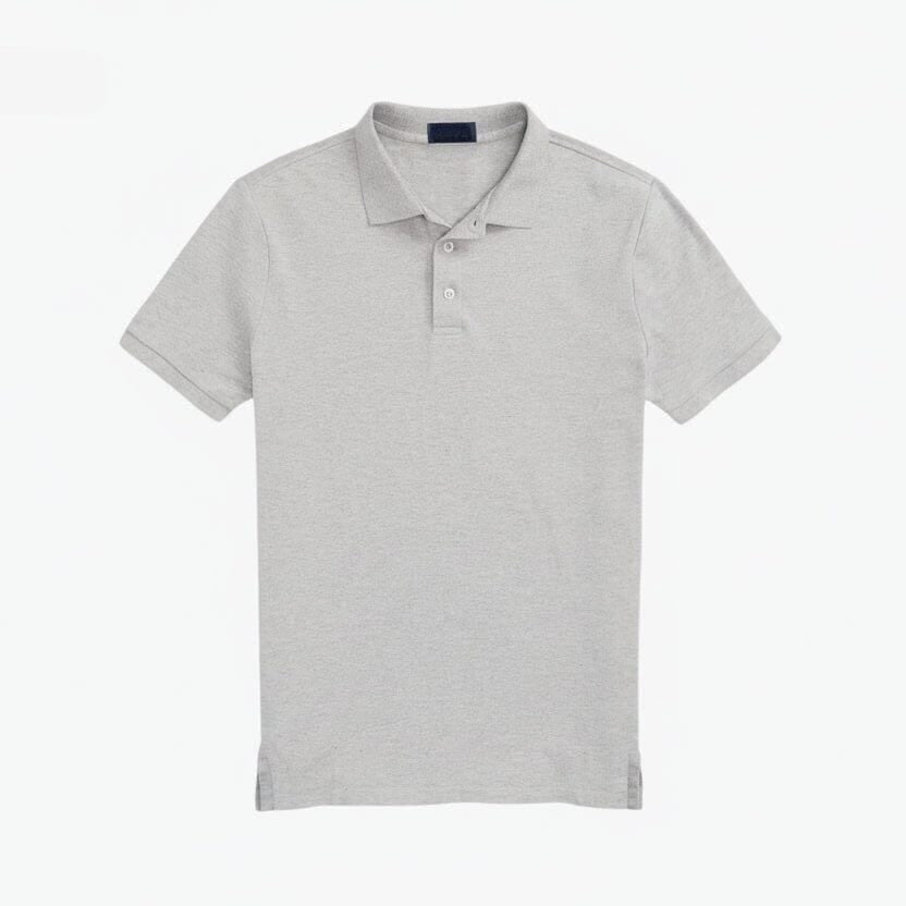 Custom Slim Fit Stretch Mesh Polo Shirt