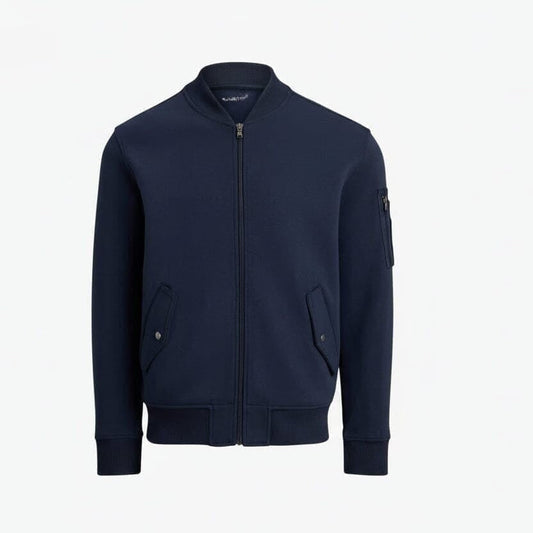 Double-Knit Bomber Jacket