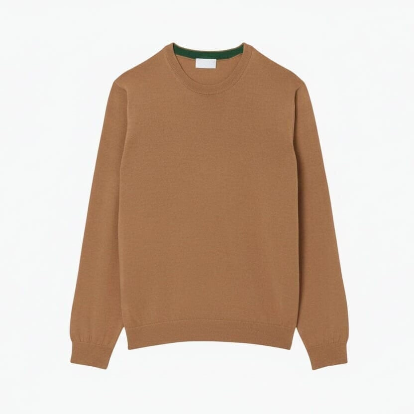 Merino Wool Crew Neck Sweater