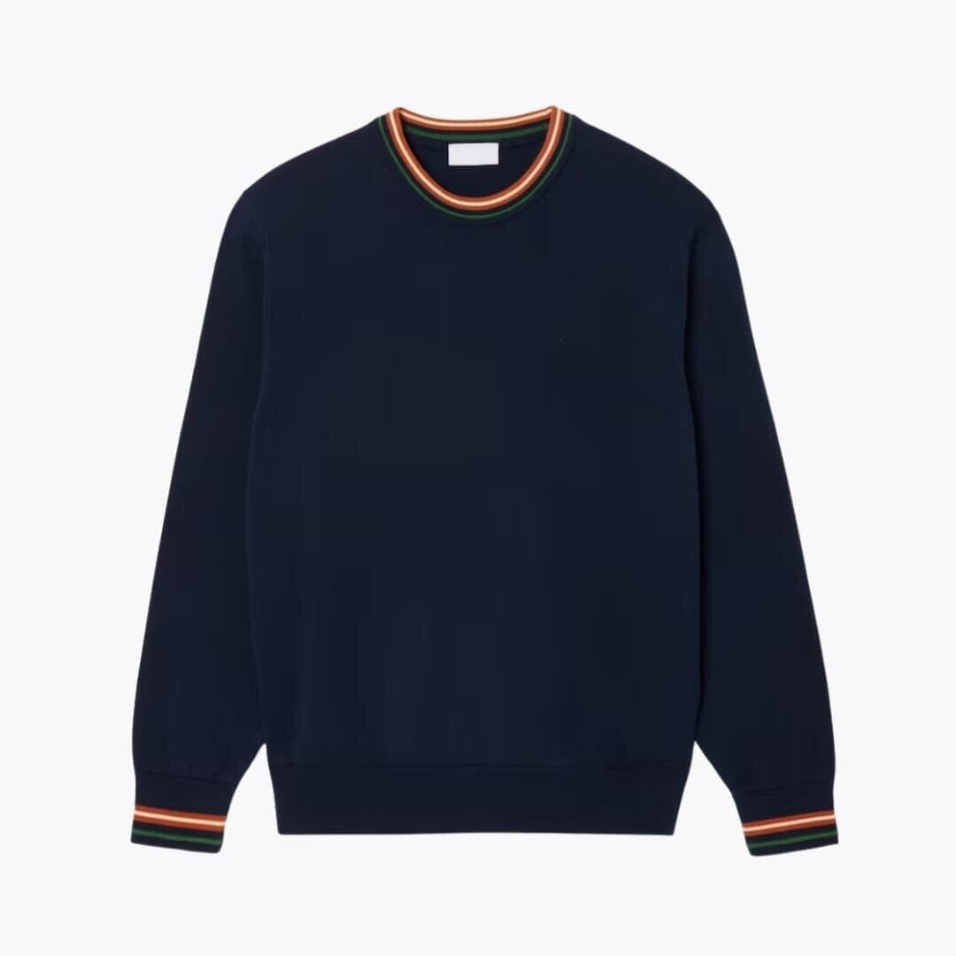 Striped Cotton Jersey Sweater