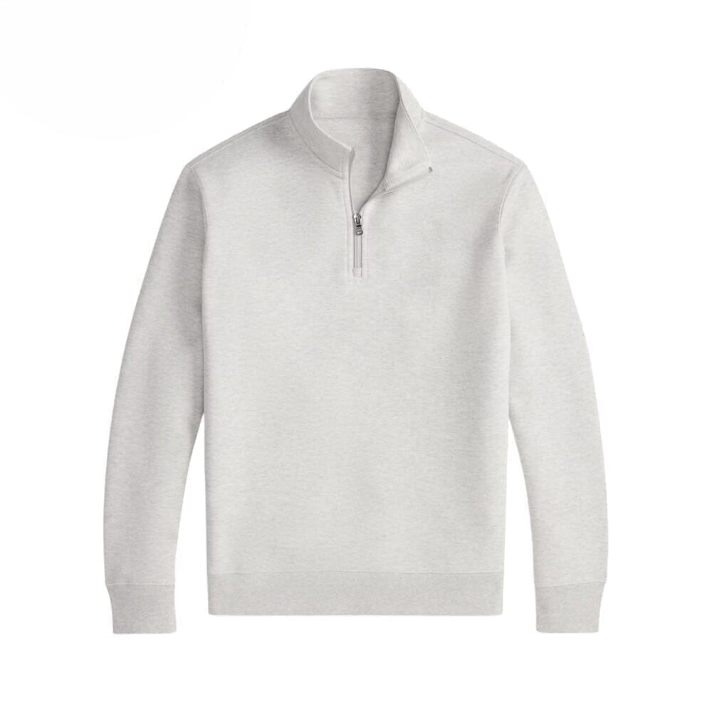 Double-Knit Mockneck Pullover
